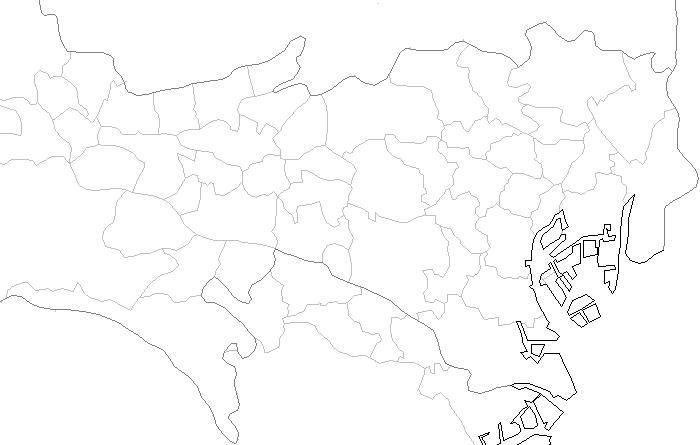 東京都23区、三鷹市、武蔵野市、調布市、府中市、小平市、小金井市、立川市、国分寺市、清瀬市、東村山市、国立市、川崎市 etc... 